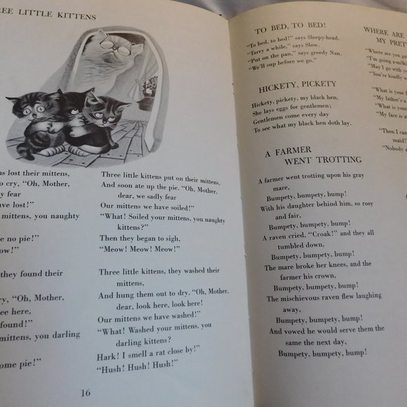 Vintage Mother Goose Published by Random House 1949 - Picture 9 of 9